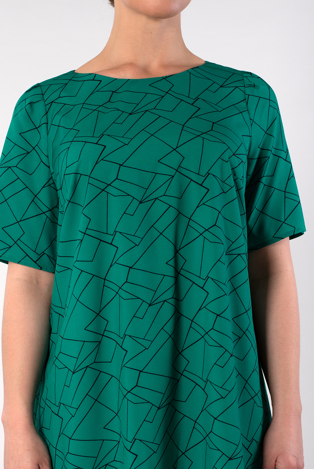 Платье женское 4028ВП, графика #176Гри054028ВП