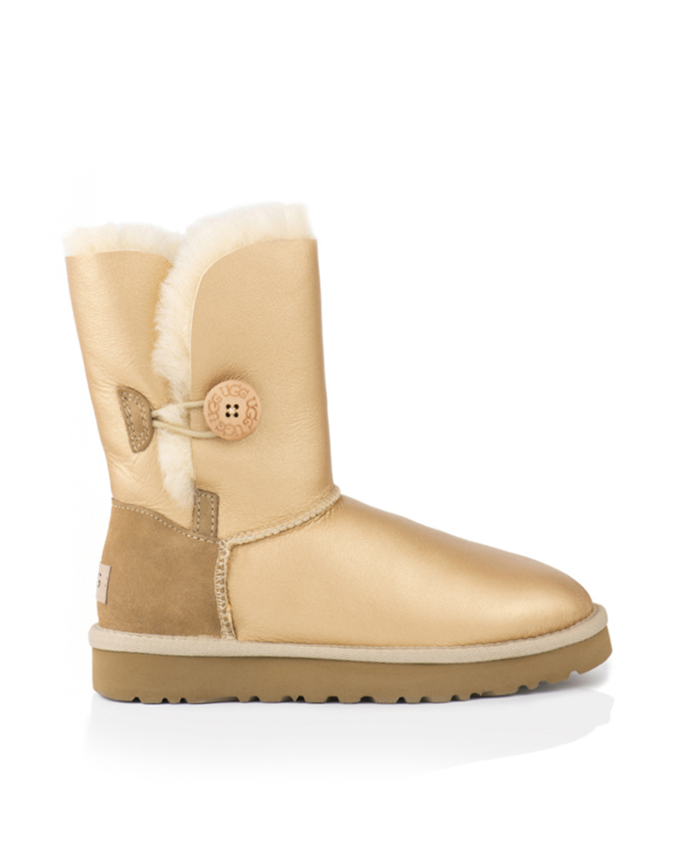 BAILEY BUTTON METALLIC II-soft gold
