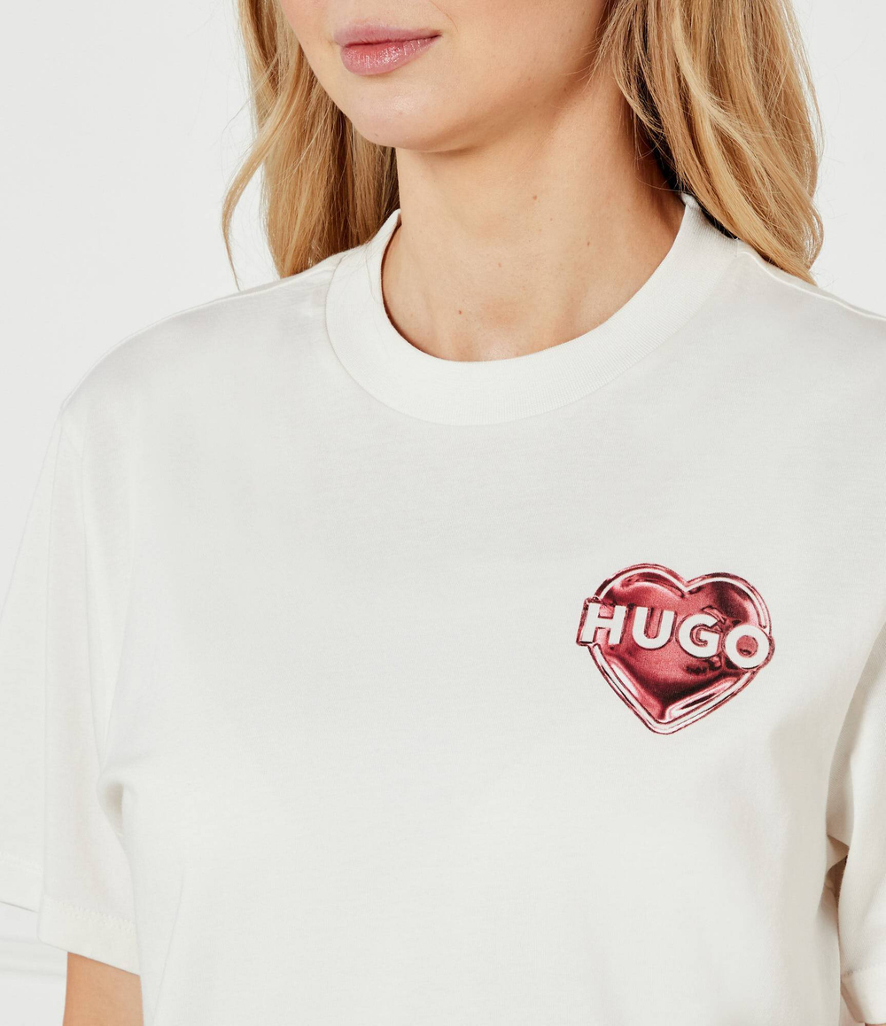 Футболка Vintage Tee_14 HUGO - экрю(50534545)