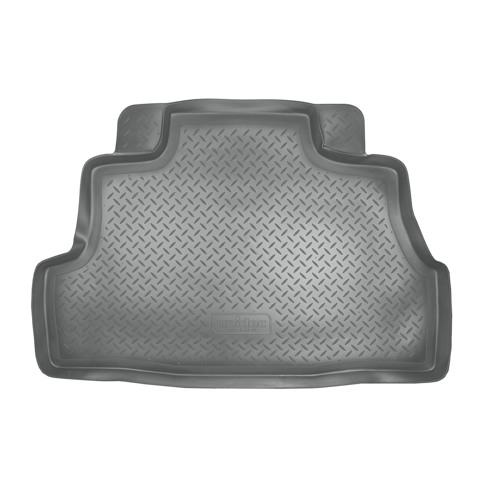 Коврик в багажник Norplast/Unidec для Nissan Almera Classic в кузове SD (2006-) Серый, полиуретан, арт.NPL-P-61-05-G