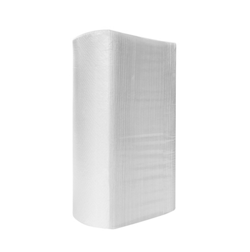 Полотенца Бумажные Plushe Professional Z-сложения, 2 слоя, 17 г/м2, 150 листов, белые, целлюлоза, 18 в коробе