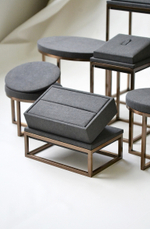 Комплект демонстрационного оборудования 547010-ЗГМБ (Замша ГРАФИТОВАЯ/Металл БРОНЗА )