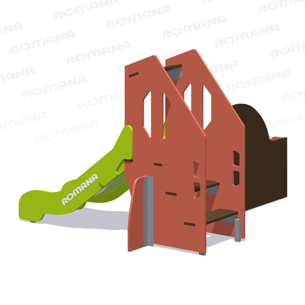 Детский игровой модуль с горкой Romana 115.52.00