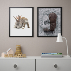 IKEA BILD  (ИКЕА БИЛД)  -  Плакат, Дружные друзья, 40x50 см