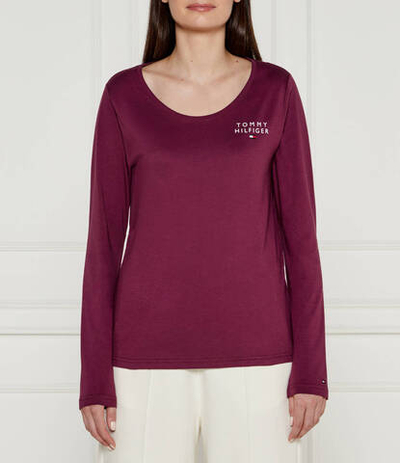 Блузка Tommy Hilfiger - бордовый(UW0UW05224)
