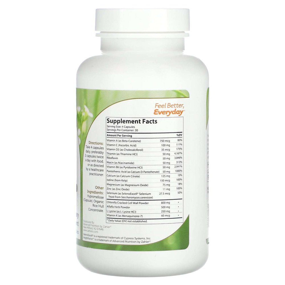 Zahler, HeightFactor, 120 капсул