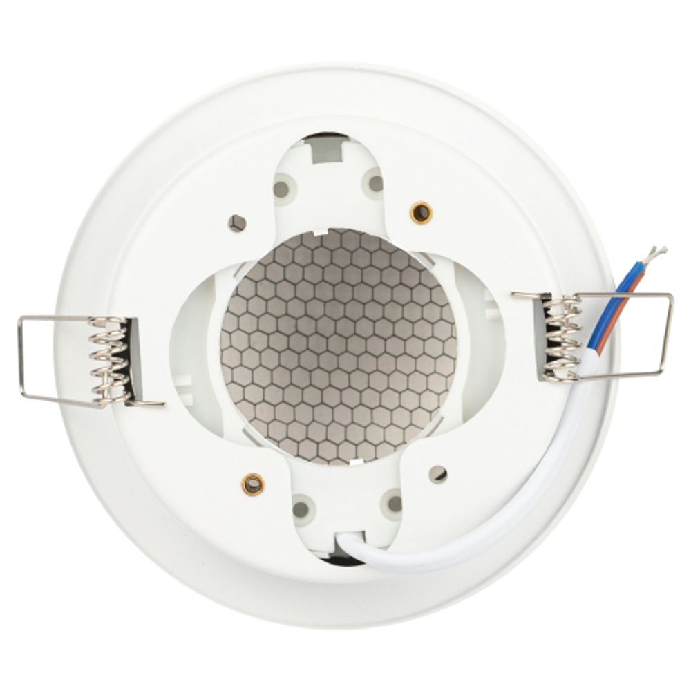 Встраиваемый светильник под лампу GX53 ЭРА KL111 WH/BK белый/черный матовый