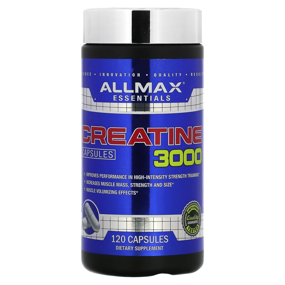 ALLMAX, Креатин 3000, 120 капсул (750 мг в капсуле)