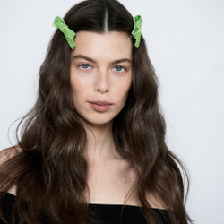 Бант "Стрекоза" XXS зеленый