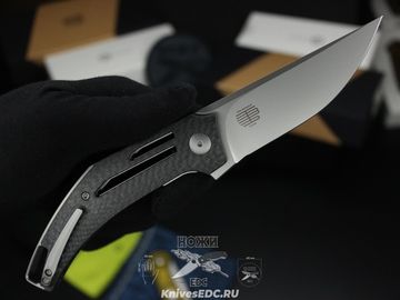 Нож складной WE Knife Speedliner WE22045B-1 сталь клинка CPM-20CV, рукоять Carbon