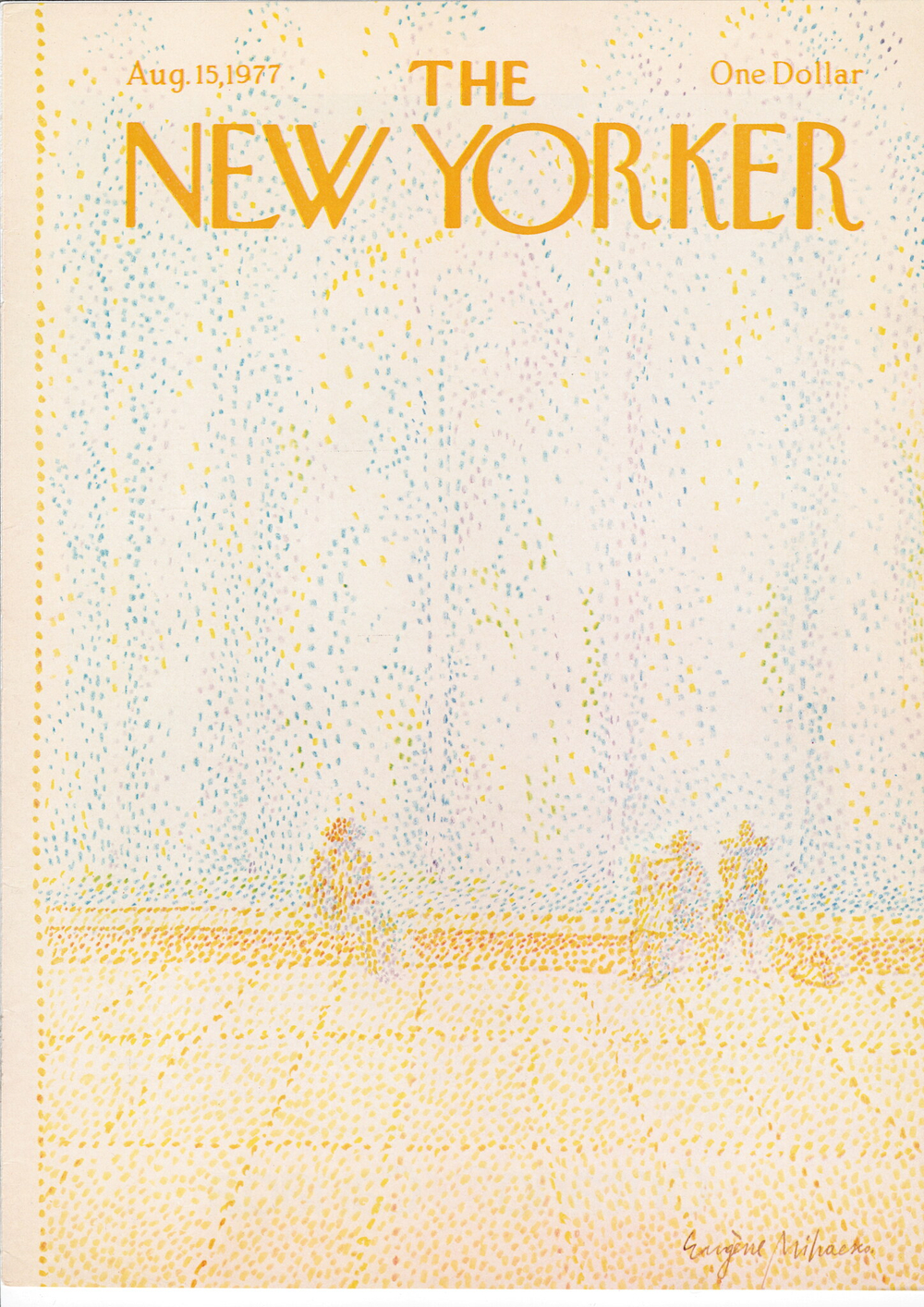 Журнал The New Yorker 15-08-1977, обложка