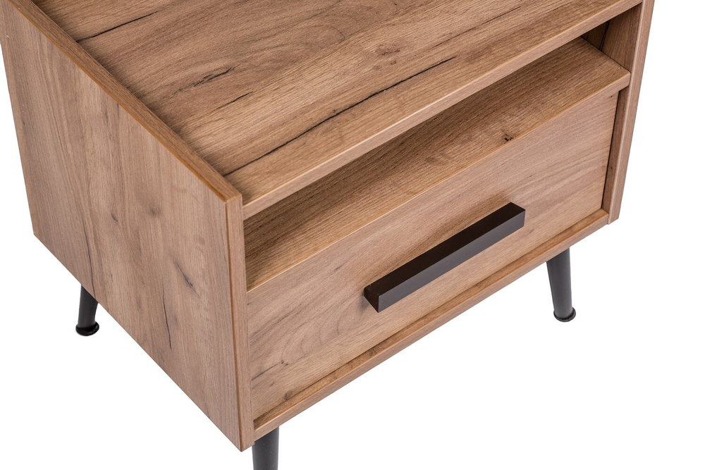 Тумба прикроватная с ящиком Nature 41, дуб табачный