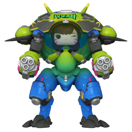 Фигурка Funko POP! Games Overwatch D.Va with Meka (MT) (Exc) 6"