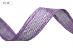 Лента Льняная 2,5см х 28м с проволокой (Сиреневый)