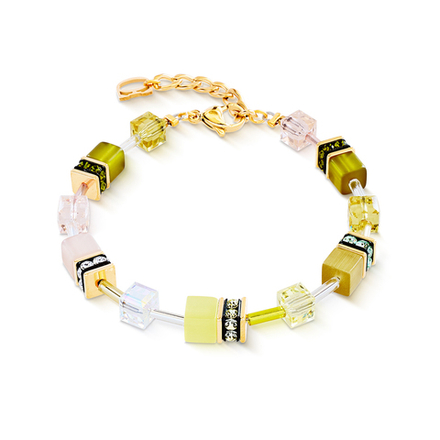 Браслет Coeur de Lion Olive-Yellow 2838/30-0901