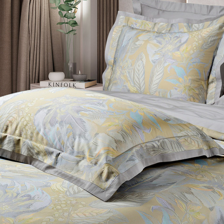 Наволочки 2шт 50x70 Sharmes Paradise серые/золотые