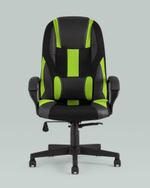 Кресло игровое TopChairs ST-CYBER 9 черный/зеленый