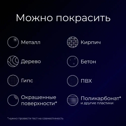 Черная матовая RAL 9005 акриловая 520мл краска аэрозольный баллончик Gamma Paint