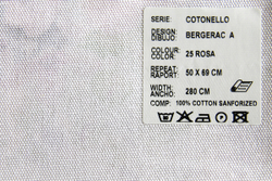 Рогожка Cotonelo Bergerac (Котонело Бержерак) A 25 rosa