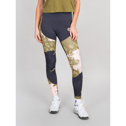 ОДЕЖДА ДЛЯ ТЕННИСА Женская, Леггинсы BIDI BADU PURE WILD PRINTED TIGHT .
