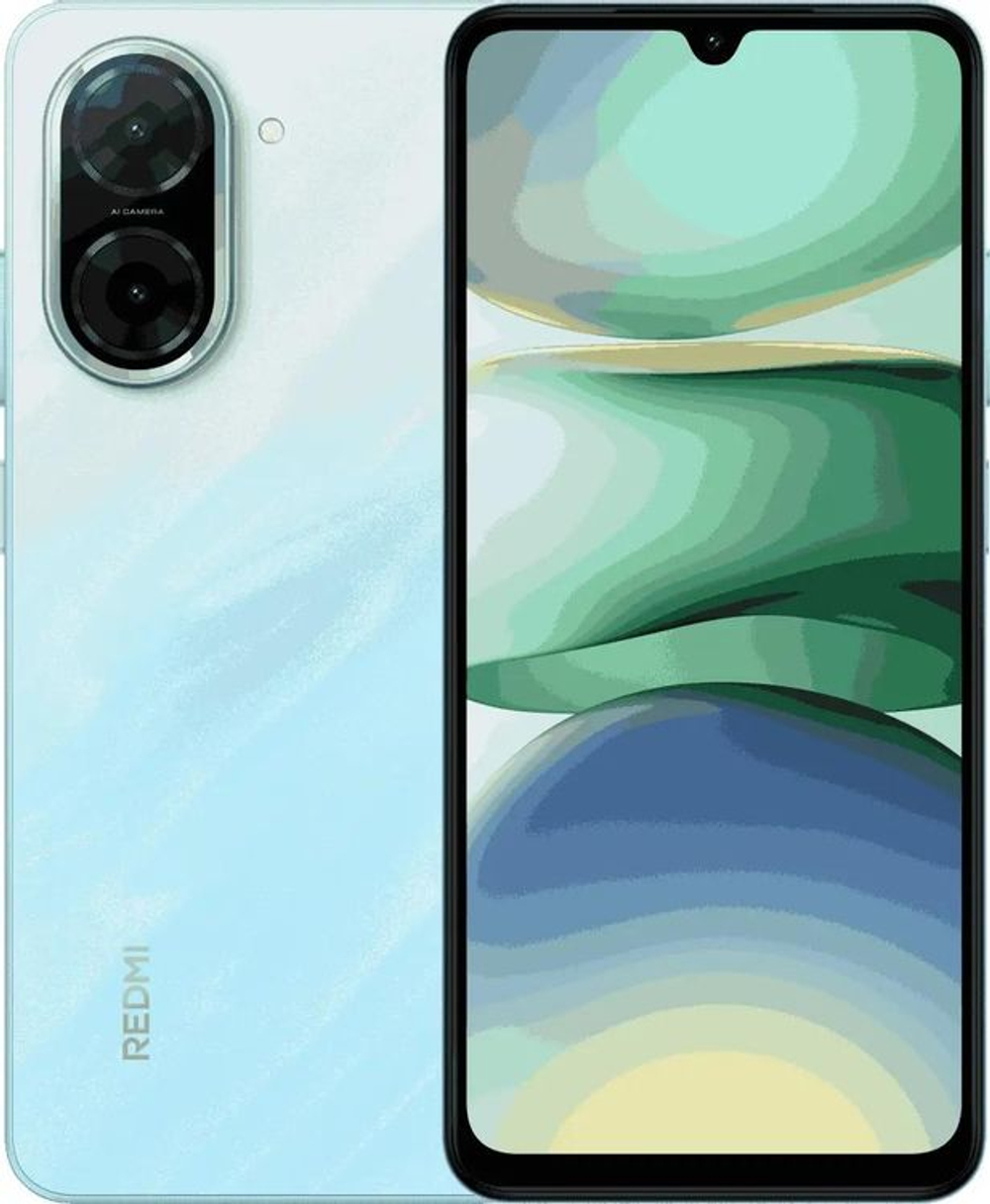6.88" Смартфон Xiaomi REDMI A5 4/128Gb,  IPS,  120Гц,  5200мAч,  голубой