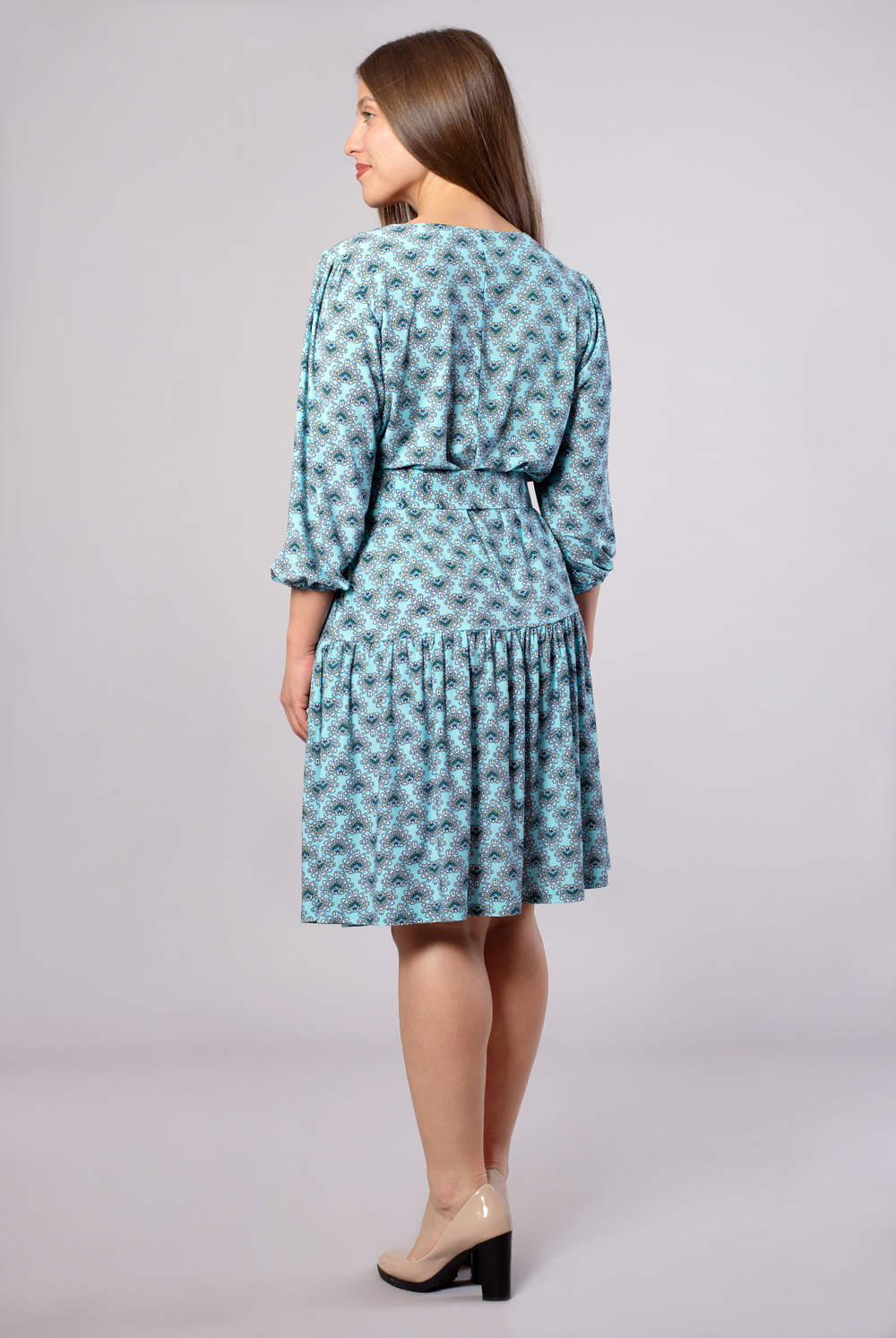 Платье женское 3211ЛПА, цикломен #172Цика053211ЛПА