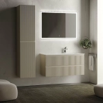 Тумба с раковиной Sancos SNOB R SNR100RCE Beige Soft правая/бежевая матовая