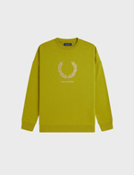 Свитшот FRED PERRY Glitter Print Sweatshirt
