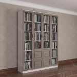 Шкаф книжный 4/6 (мадес)