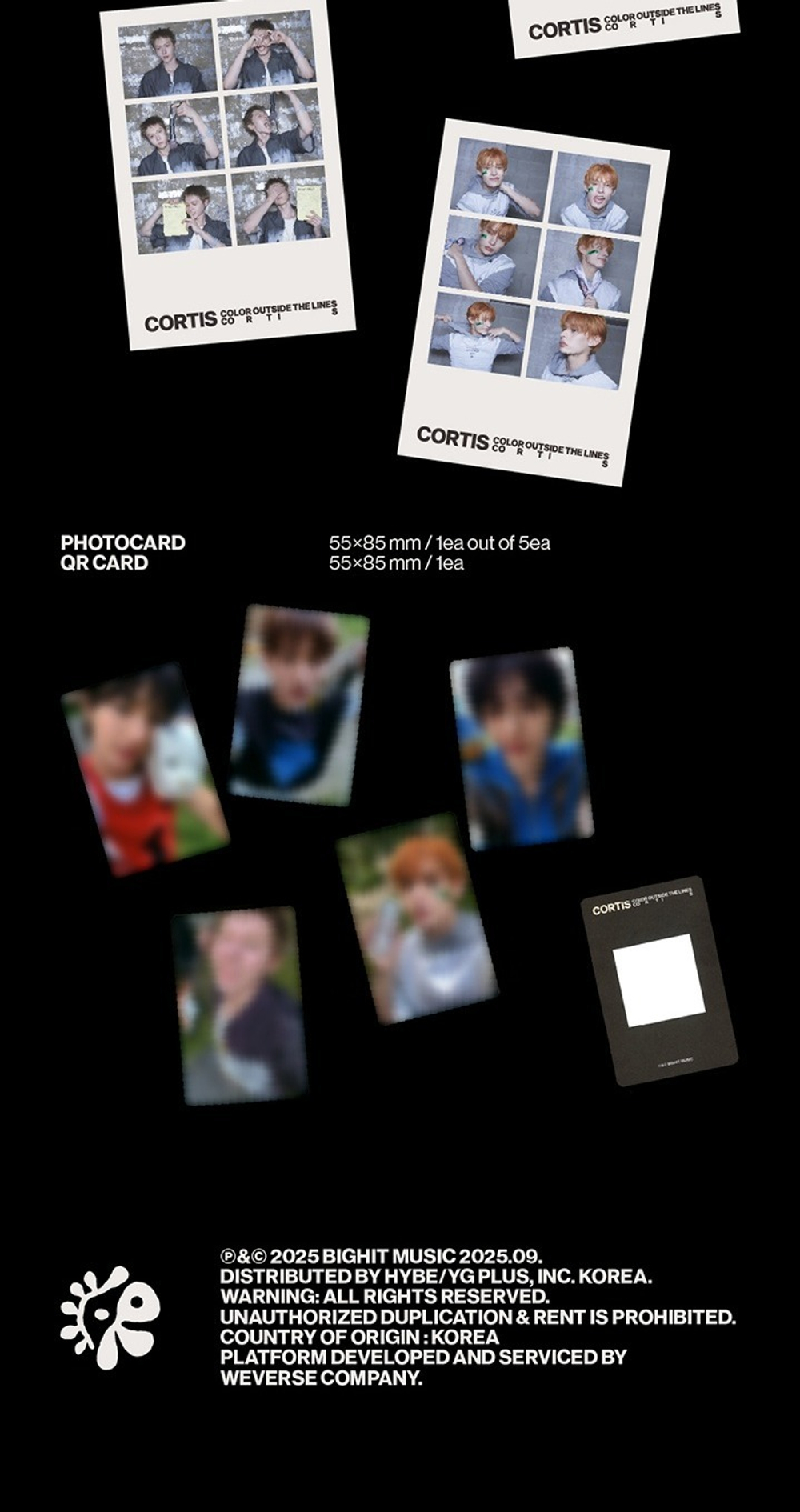 Альбом CORTIS - The 1st EP [COLOR OUTSIDE THE LINES] (Weverse Albums ver.)