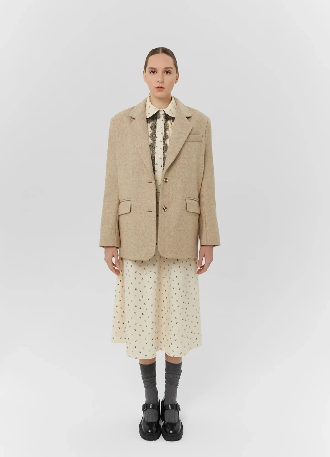 Жакет, песочный