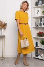 Платье трикотажное Парижанка (желтое) П14334-10М LT Collection