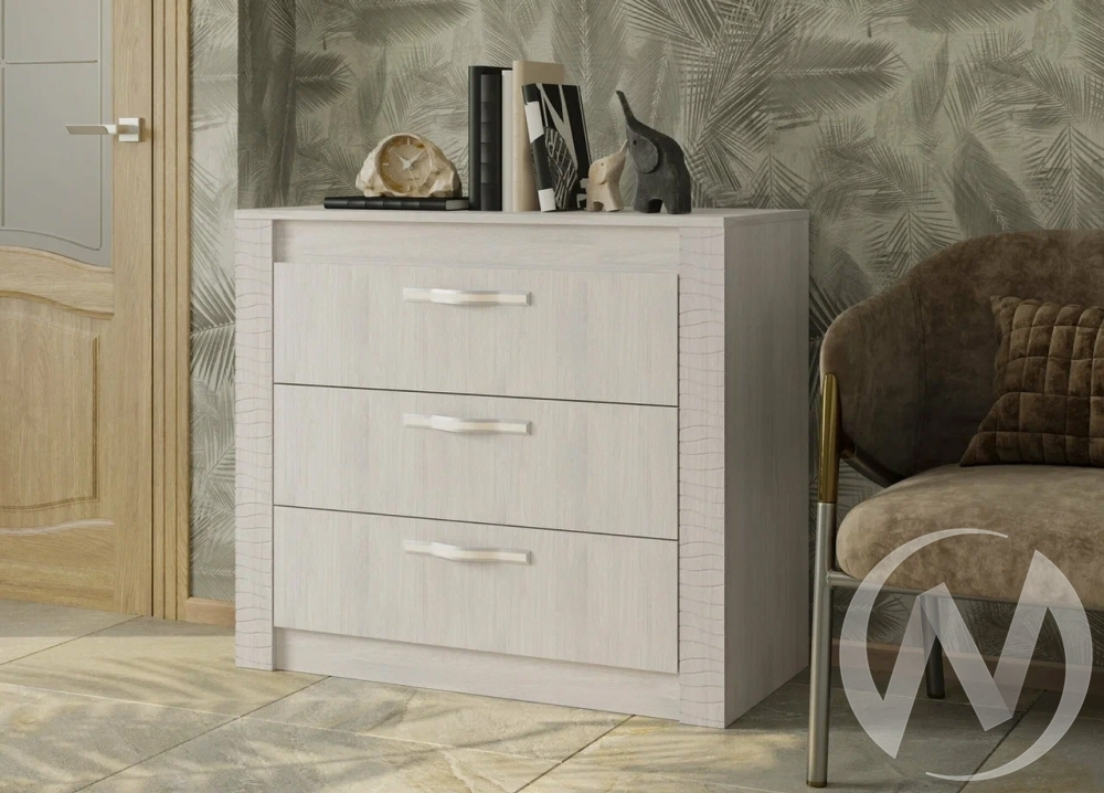 Комод КМ-15 МС Монако (ясень белый/F12)