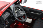 Детский электромобиль RiverToys Lexus LX570 Y555YY красный глянец