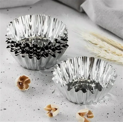 Набор форм для выпечки тартов  10см (6 шт) жесть