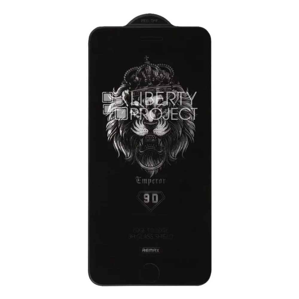 Защитное стекло Remax Tempered Glass 3D 9H для Apple iPhone 12 Pro Max цветное (черная рамка)