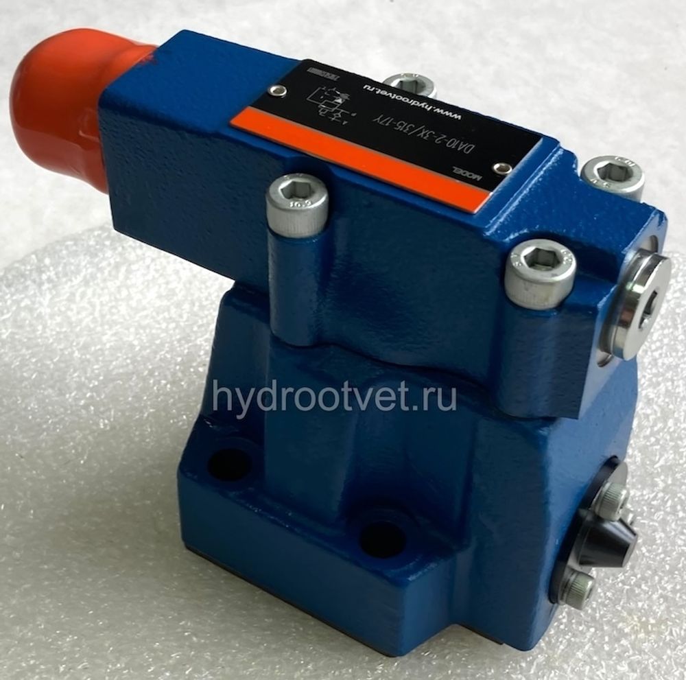 DA10-1-5X/200-17 - Разгрузочный предохранительный клапан Ду10 с давлением настройки до 200 бар, с разностью срабатывания в 17%, внешний дренаж - нет