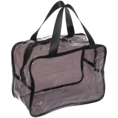 Косметичка прозрачная «MALINKA SHOP», цвет чернильная ночь, 28*20*15см