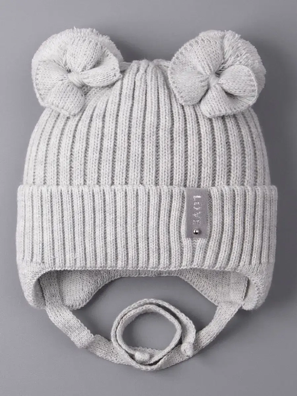 Шапка вязаная демисезонная для девочки