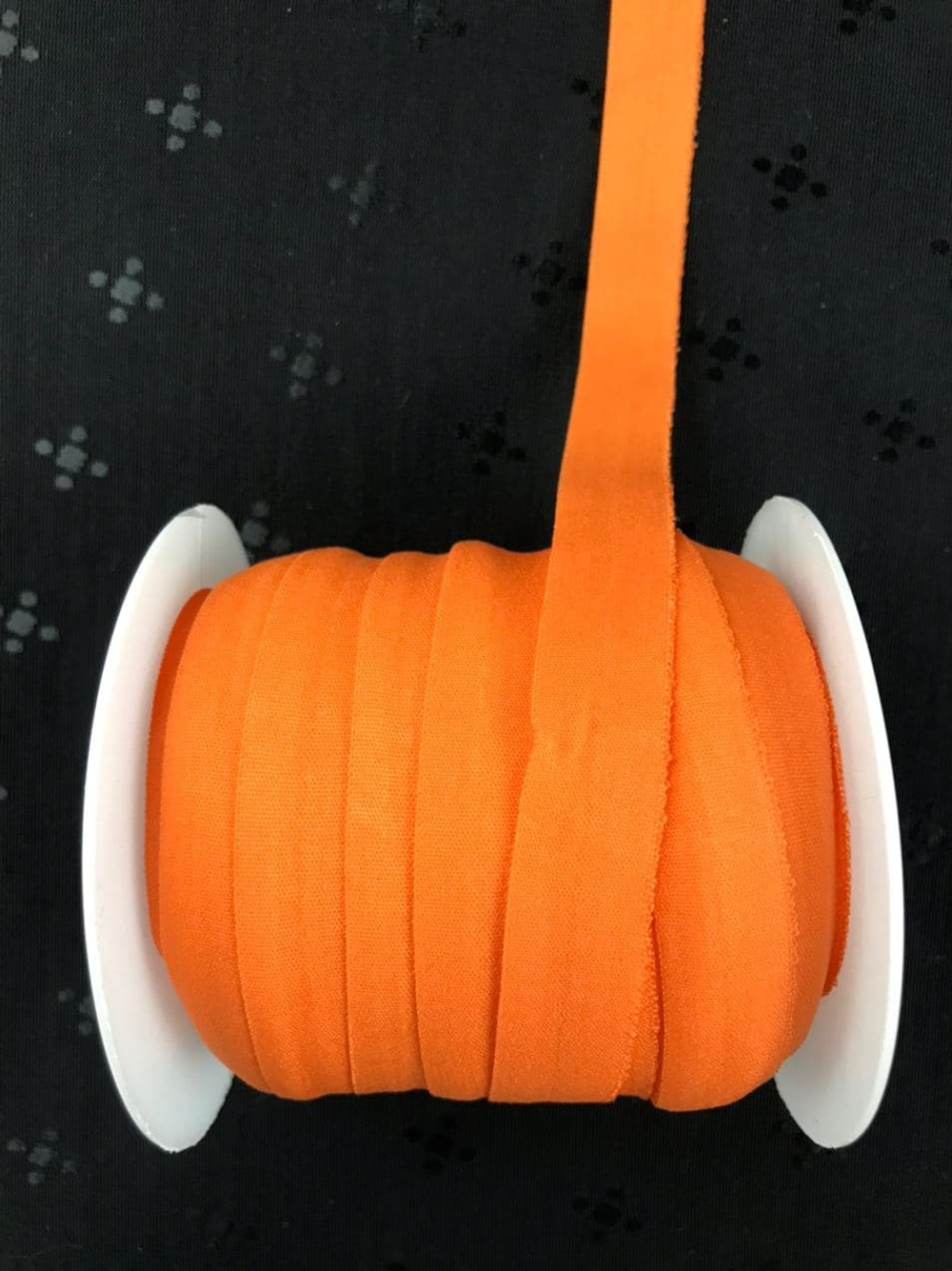 Бейка матовая оранжевая 15 мм