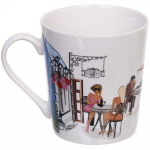 Кружка керамическая 420мл «Ночные города»