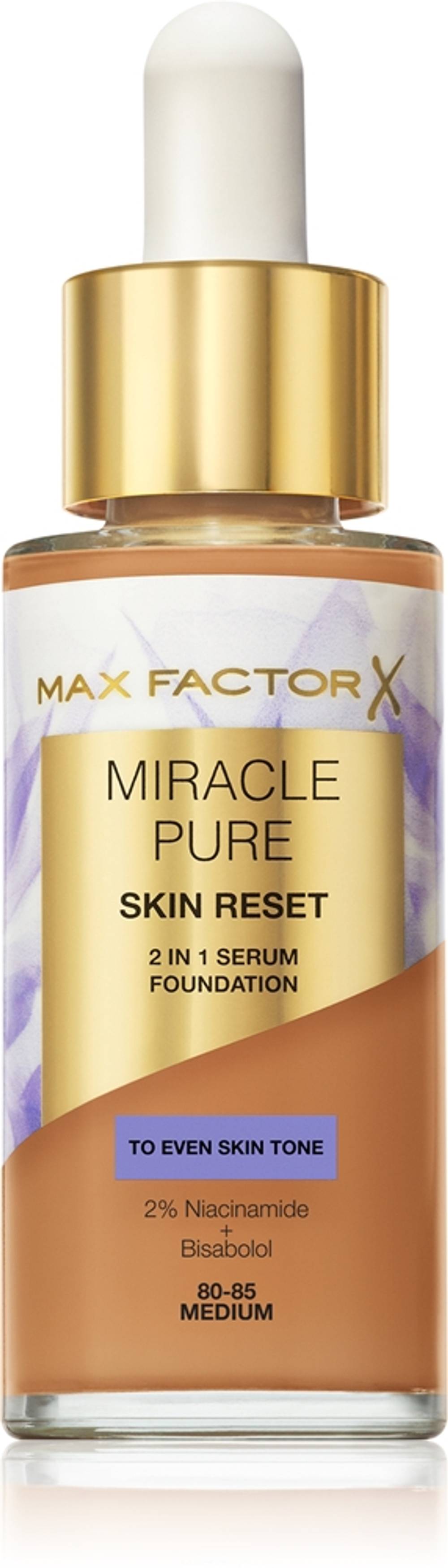 Max Factor Miracle Pure Skin Reset - Подкладка для ухода оттенок 80-85 Medium, 30 ml