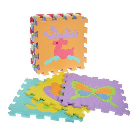 Коврик-пазл "Животные", 10 элементов