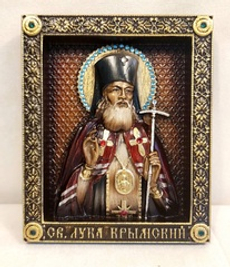 Икона резная "Святой Лука Крымский"