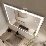 Зеркало MIXLINE "Ливия-2" 800*600 (ШВ) сенсорный выключатель, светодиодная подсветка + подогрев