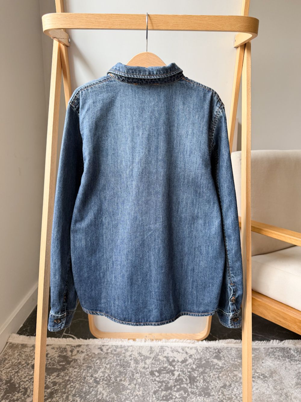 Джинсовая рубашка Bonpoint, 152