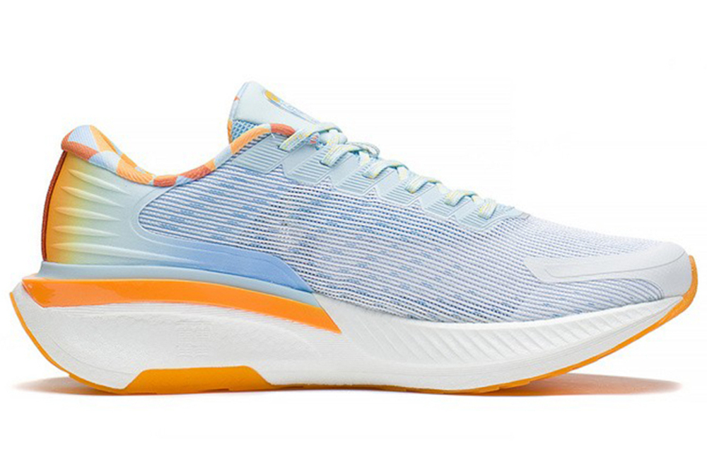 LiNing Li Ning Yueying 2.0 pro 䨻 Silk Breathable Lightweight low-top running shoes men's white blue orange