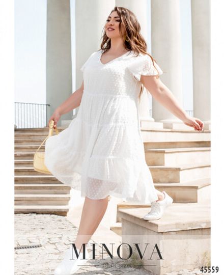 Платье 8638-1-молоко Minova Фото 2