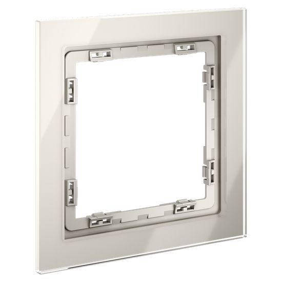 Рамка стеклянная VOLTUM S70 на 1 пост, (кашемир, стекло)