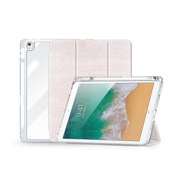 Чехол книжка розового цвета от Dux Ducis для iPad 7, 8, 9, (10.2), iPad Air 3, iPad Pro 10.5 (2017), серия Unid Series Case